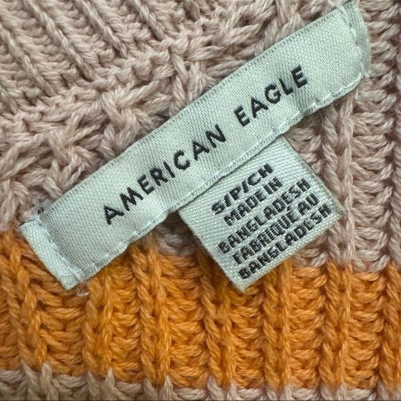 American Eagle Colorblock Striped Knit Sweater - Size Small - EUC - Picture 3 of 4